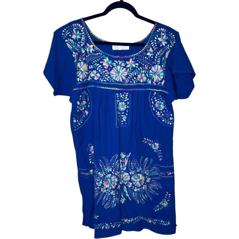 Larkin Lane Women's Medium Ukrainian Embroidered Dress